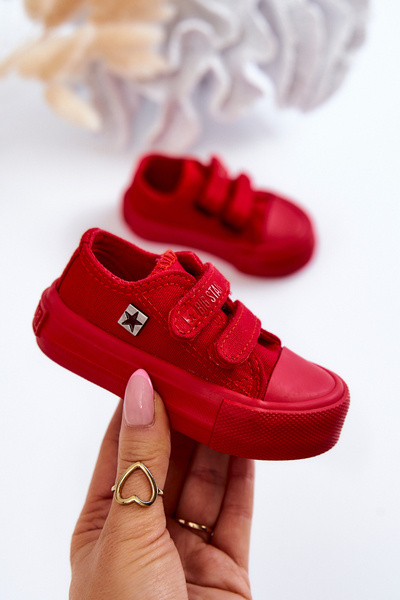 Children's Classic Sneakers BIG STAR JJ374041 Red