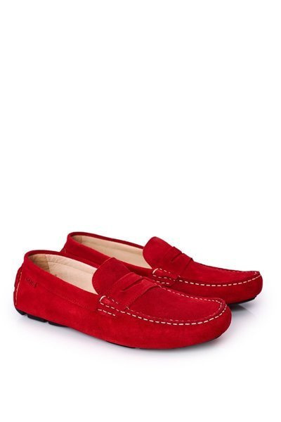 Suede Casual Loafers GOE HH1N4066 RED