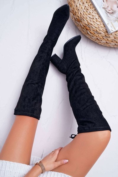 Bottines à talons aiguilles pour femmes noires Estredos