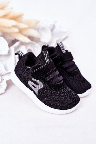 Chaussures de sport pour enfants noires Little Sportsman