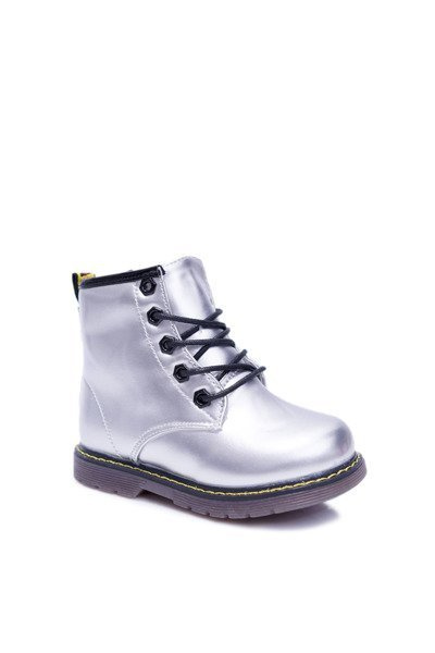 Cizme pentru copii Cizme cu căptușeală cu fleece Silver Debi