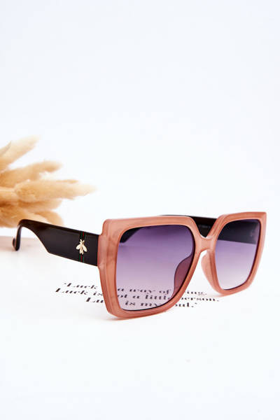 Lunettes de soleil V130041X Noir et Rose