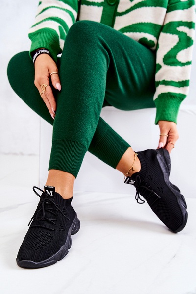 Sportcipő Sneakers Fabric Black Nolene