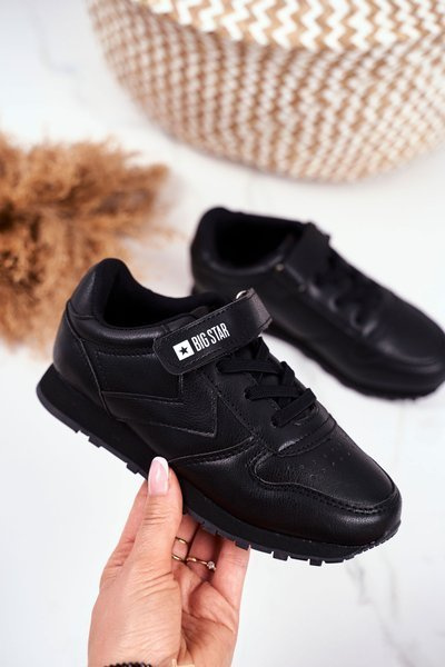 Kinder Sportschuhe Turnschuhe Big Star GG374059 Schwarz