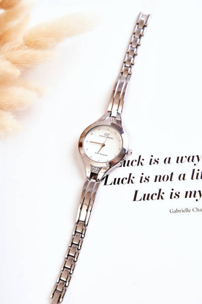 Ladies Giorgio & Dario Bracelet Watch Silver With White Dial Pisento