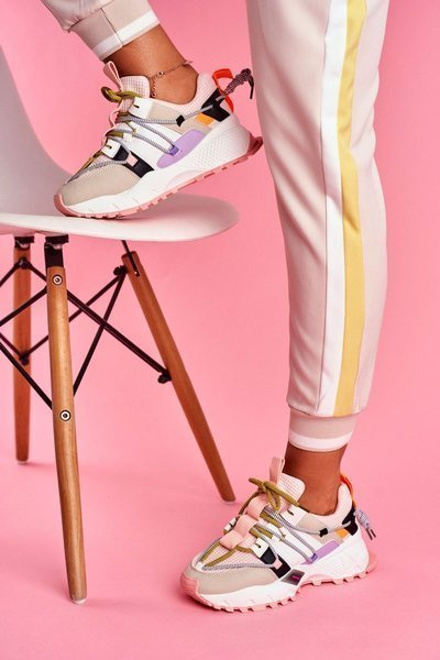Chaussures de sport pour femmes roses LA91 Be One