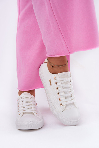 Adidași Din Material Femei Big Star RR274766 Albi