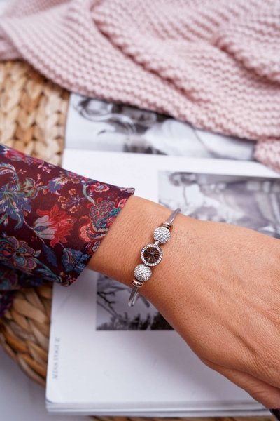 Women's Rose Gold Zirconia Bracelet Tree of Life Nemdar