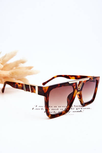 Ochelari de soare pentru femei V130037 Leopard Brown