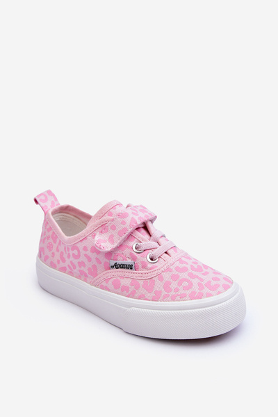 Kindersportschuhe Mit Muster Mit Klettverschluss Rosa Talirena