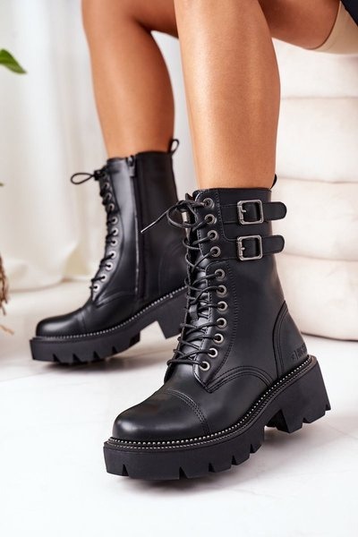 Women's Padded Workers Big Star II274113 Schwarz