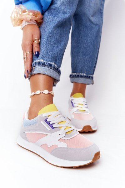 Damen Sportschuhe Sneakers Rosa Grau After Hours