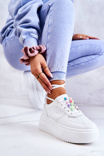Adidaje pentru încălțăminte sport pentru femei White Manila