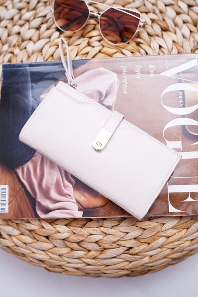 Portefeuille Femme Grand Beige AD-64