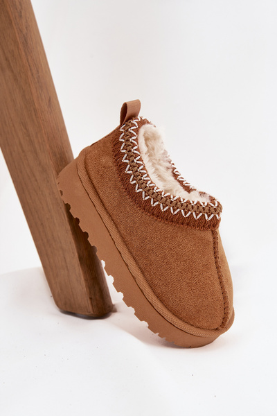 Bottes de neige pour enfants avec broderie Camel Prina