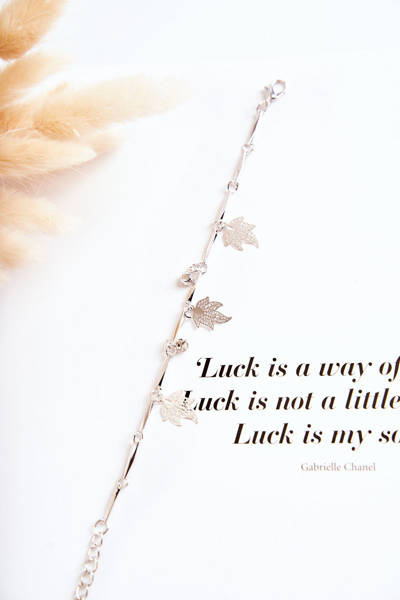 Karkötő Leaf Medálok Ezüst Mossali