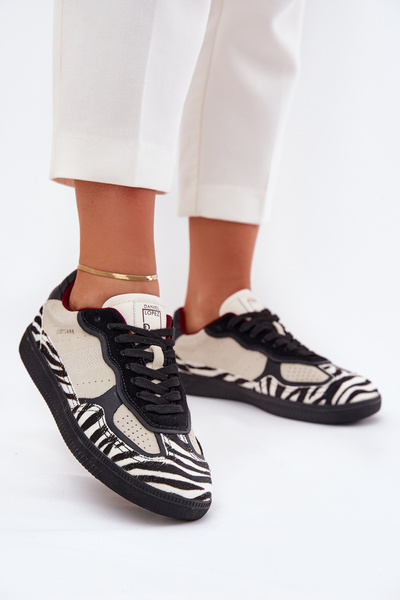 Moteriški Sneakers Daniel Lopez Just Dare SS2D4015 Zebra Bežiniai
