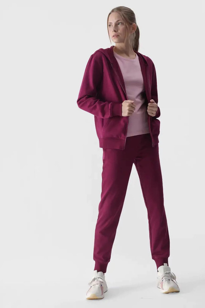 Pantalon de survêtement de jogging pour femme Violet 4F 4FWMM00TTROF0945-1S