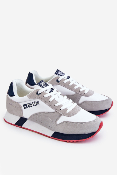 Sistem de spumă de memorie Big Star Sports Sports LL174160 Alb și gri
