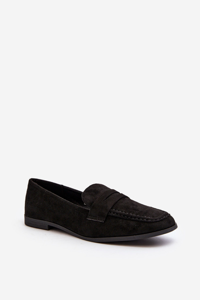 Mocassins classiques noirs pour femmes Olevin