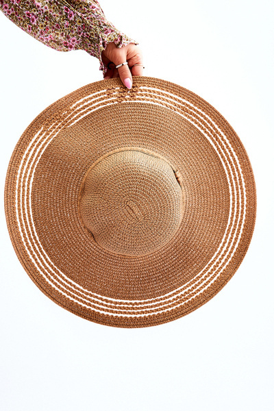 Chapeau Femme Ajustable Uni beige