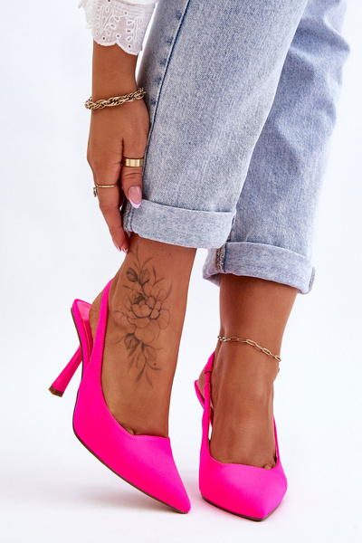 Talons pointus classiques rose fluo Whitley