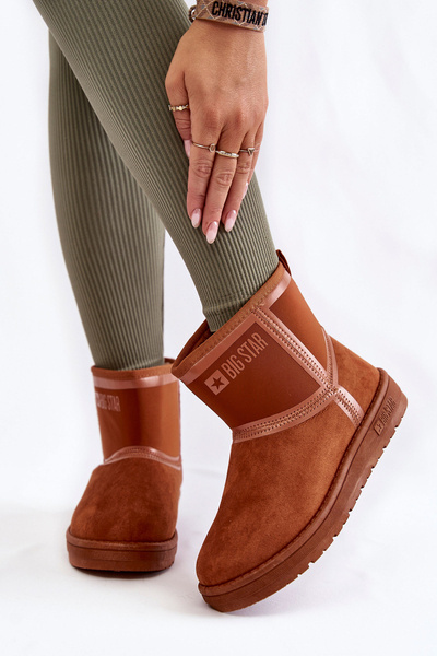 Cizme de zăpadă pentru femei Star Big KK274612 Brown
