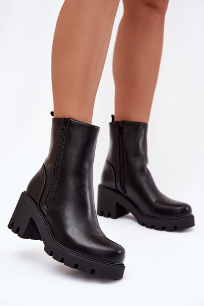 Bottes Dames Isolées À Talons Épais Ameliane