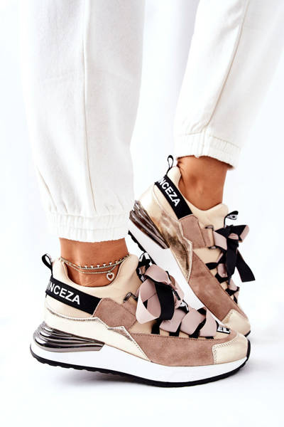 Sportiniai Sneakers Batai Beige Dexla