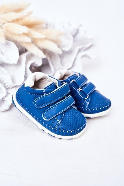 Chaussures de sport en cuir pour enfants Bleu Billie
