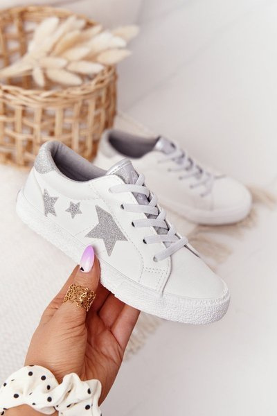 Baskets à enfiler pour enfants Big Star Blanc FF374034