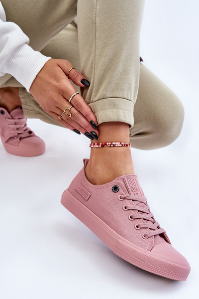 Baskets basses classiques pour femmes Big Star LL274027 Rose