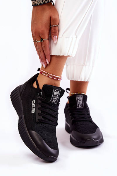 Adidași pentru femei Big Star KK274063 Negru