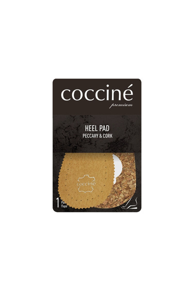 Coccine Heel Pad Corck és bőr Peccary