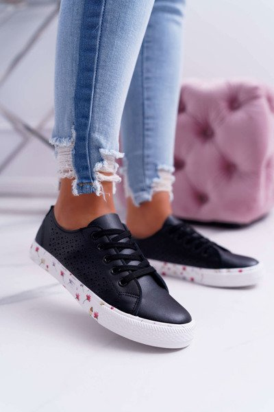 Adidași pentru femei florale deschise Loriann