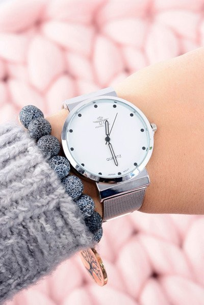 Silver Elegant Women's Watch Michael John