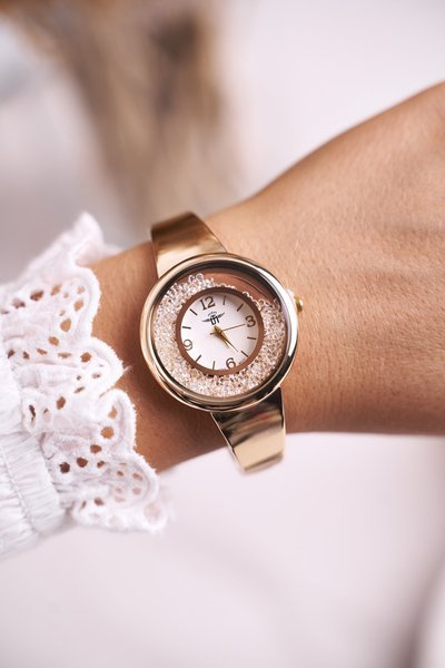 Montre Femme Michael John Or Blanc Turana