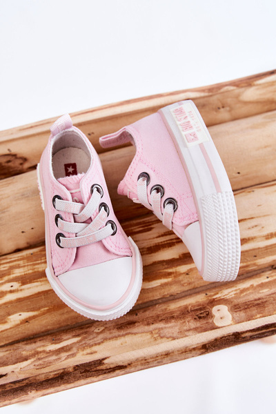 Adidași de cârpă pentru copii Big Star KK374052 Pink