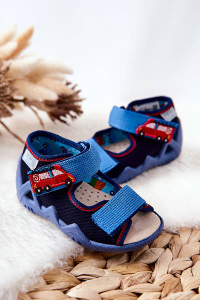 Sandalai Velcro Befado 350P014 Navy