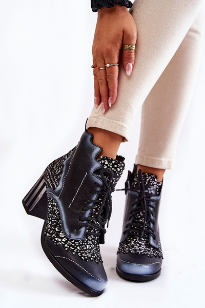 Bottes Femme Cuir Maciejka Noir 03190-20