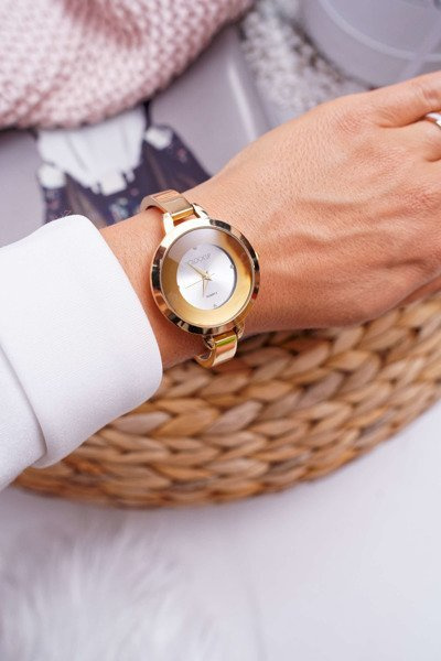 Montre Clock'Up dorée Savage pour femme