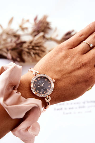 Montre Femme Giorgio&Dario Avec Zircons Or Rose