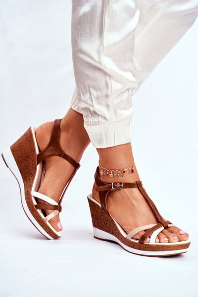 Sergio Leone Damen Sandalen Braun SK308