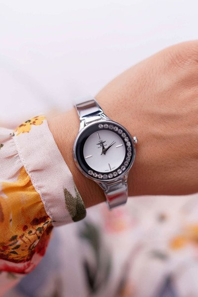 Women's Watch Michael John Silver White Mirava