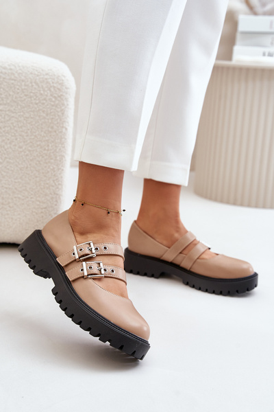 Chaussures à lacets pour femmes en cuir écologique Terione
