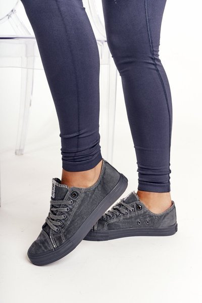 Baskets basses femme Big Star DD274440 gris foncé