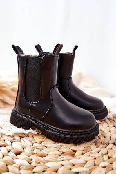 Children's Boots Insulated Black Aletris