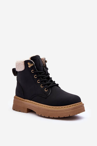 Női Velúr Trappers Black Jette