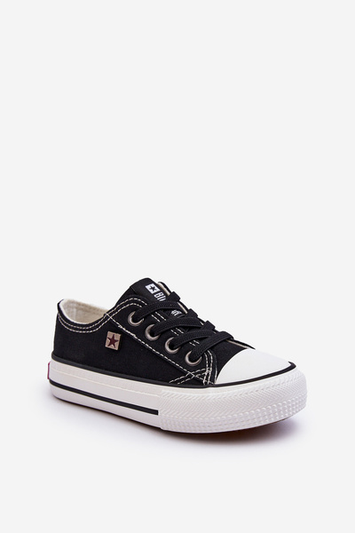 Adidași clasici pentru copii Big Star DD374163 Negru
