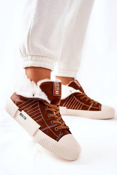 Baskets d'échauffement pour femmes BIG STAR II274152 Camel